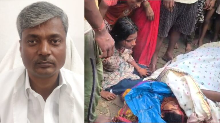 मधुबनी: महिलाओं से बात कर रही थी पत्नी, घर पहुंचते ही पति ने कुल्हाड़ी से काट दी गर्दन; राजद नेता ब्रह्मानंद यादव ने की मुआवजे की मांग